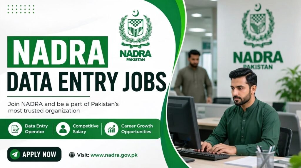 NADRA Data Entry Jobs